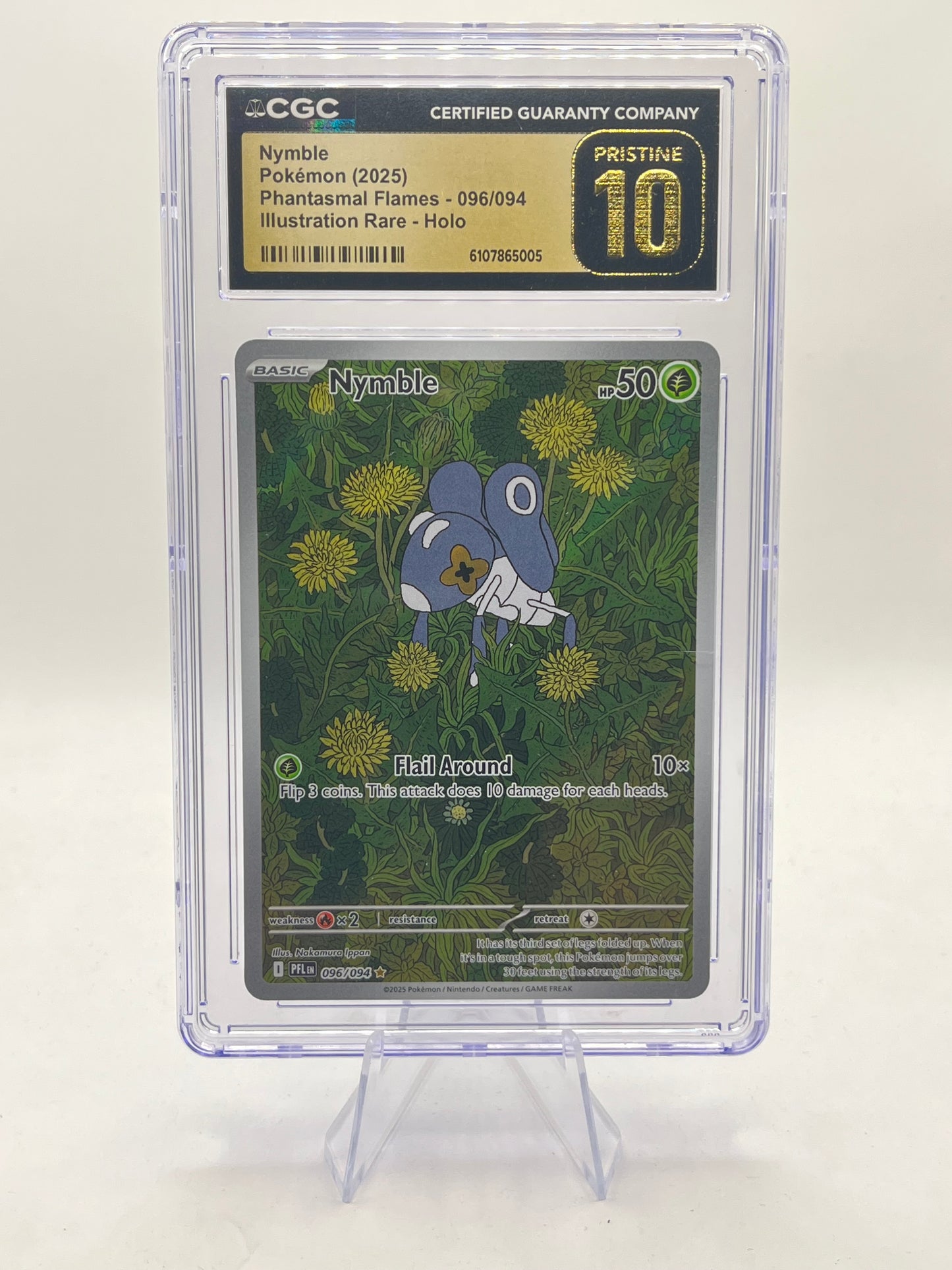 Nymble IR CGC 10 Pristine - Phantasmal Flames 2025