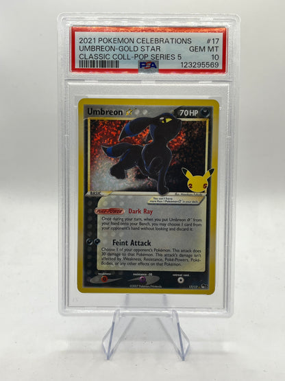 Umbreon Gold Star PSA 10 - Celebrations Classic Collection 2021